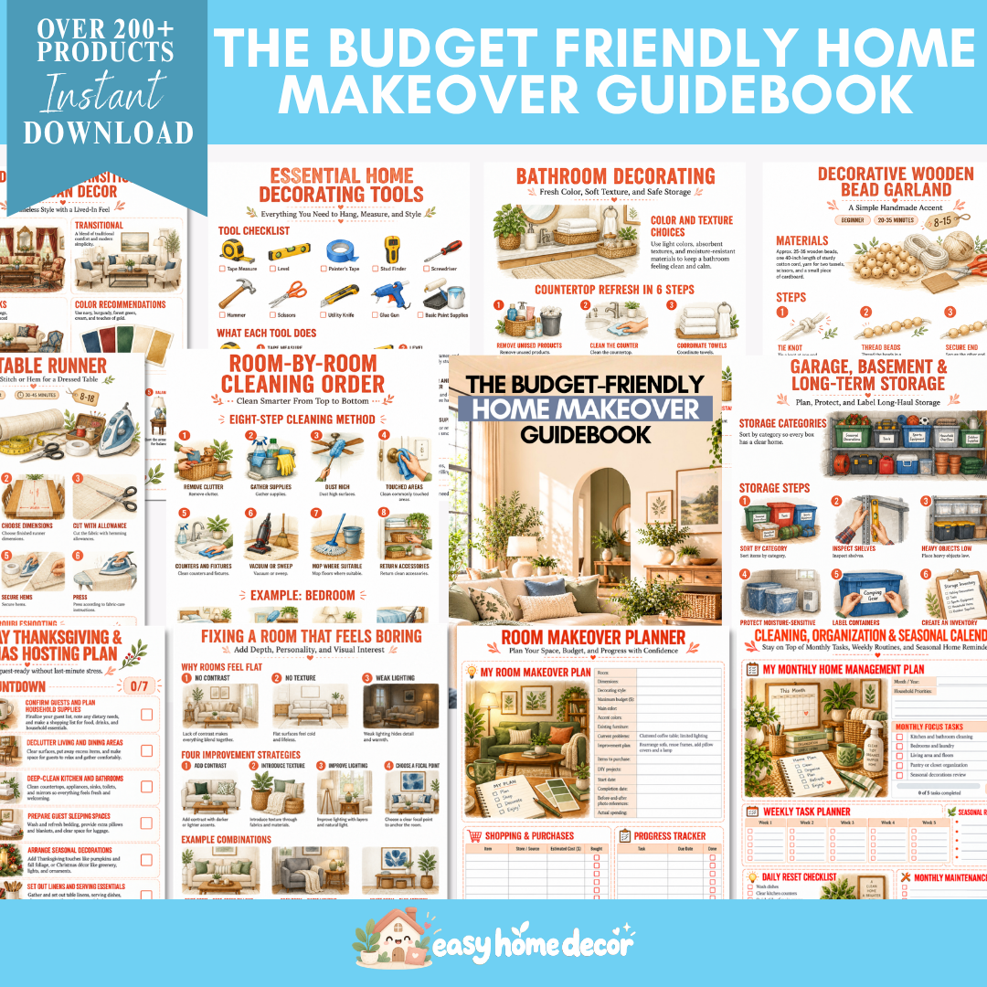 The Complete Home Decor & Organization Guidebook