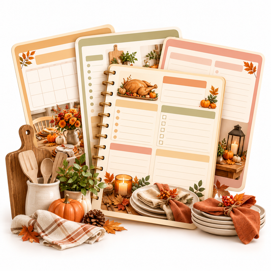 7-Day Thanksgiving Hosting & Home Prep Planner